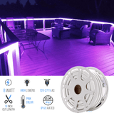 8W Neon Flex LED Rope Lights - BGRP - 120V, IP65 Rated - UL/ETL Listed - 200 Lumens - BUILDMYPLACE