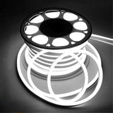 8W Neon Flex LED Rope Lights - White - 120V, IP65 Rated - UL/ETL Listed - 200 Lumens - BUILDMYPLACE