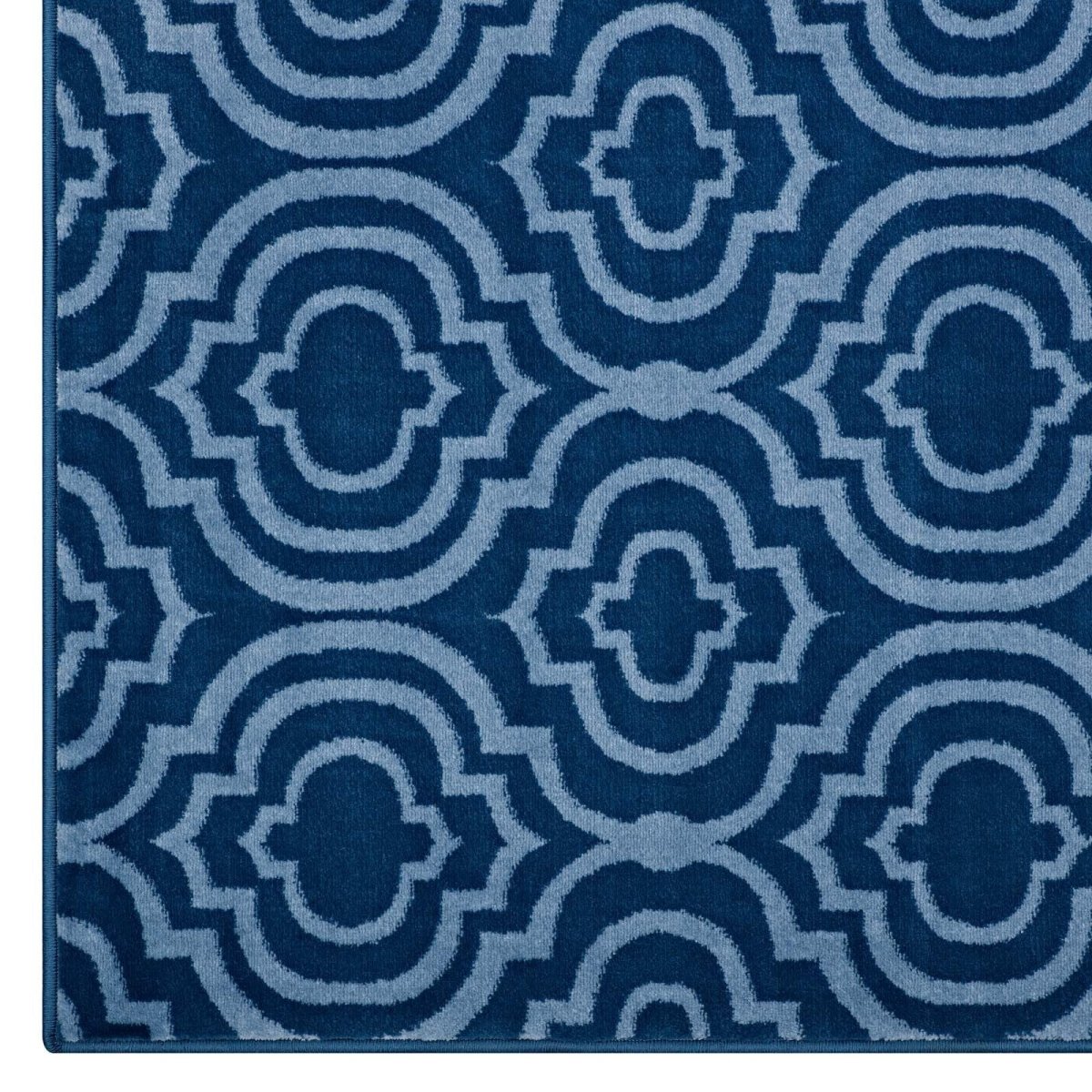 8'x10' Frame Transitional Moroccan Trellis Area Rug - BUILDMYPLACE