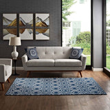 8'x10' Frame Transitional Moroccan Trellis Area Rug - BUILDMYPLACE