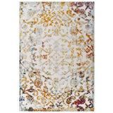 8'x10' Reflect Primrose Ornate Floral Lattice Indoor Outdoor Area Rug - BUILDMYPLACE