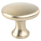 Contemporary Advantage Five Champagne Narrow Round Knob