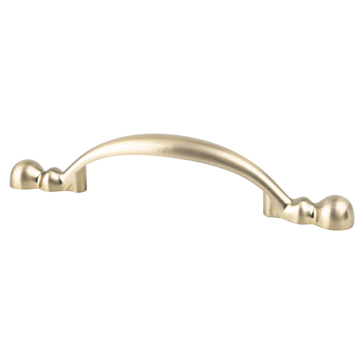 Traditional Advantage Four 3 inch CC Champagne Rounded End Pull ...