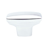 Transitional Advantage One Polished Chrome Rounded Rectangle Knob