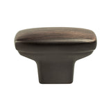 Transitional Advantage One Verona Bronze Rounded Rectangle Knob