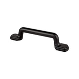 Traditional Advantage Two 3 inch CC Matte Black Rounded End Pull
