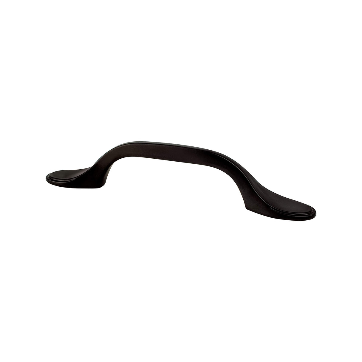 Traditional Advantage One 3 inch CC Matte Black Rounded End Pull