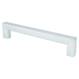 Square 128mm CC Polished Chrome Pull