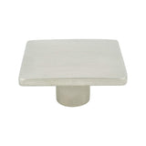 Wave Brushed Nickel Medium Knob