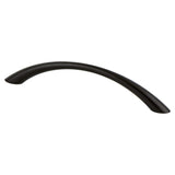 Contemporary Advantage Four 128mm CC Matte Black Tapered Arch Pull