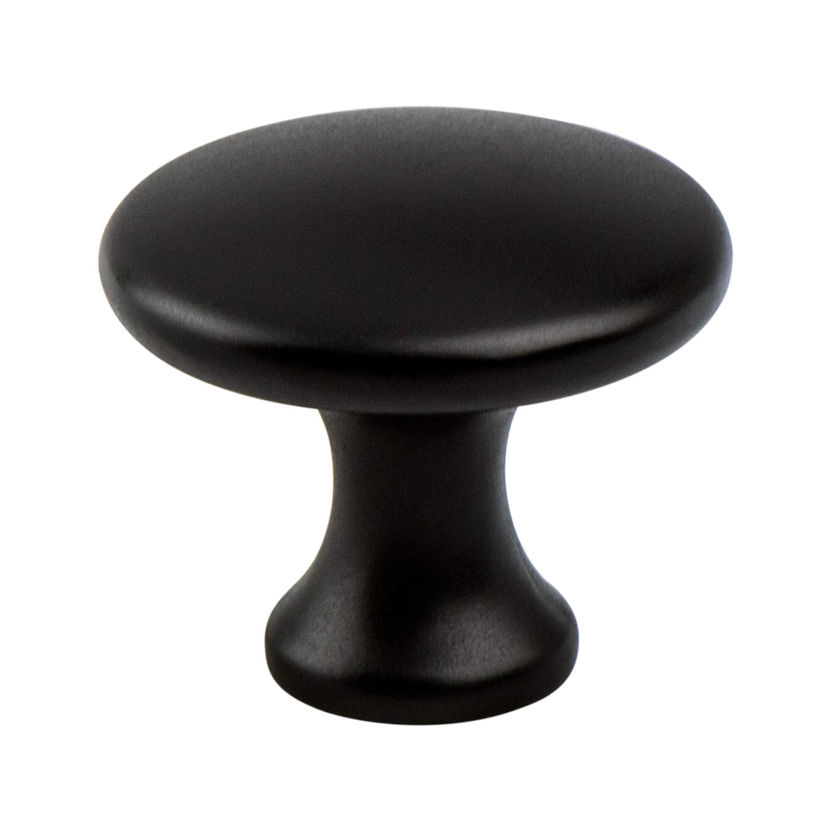 Contemporary Advantage Five Matte Black Narrow Round Knob