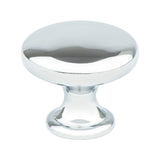 Contemporary Advantage Four Polished Chrome Wide Round Knob