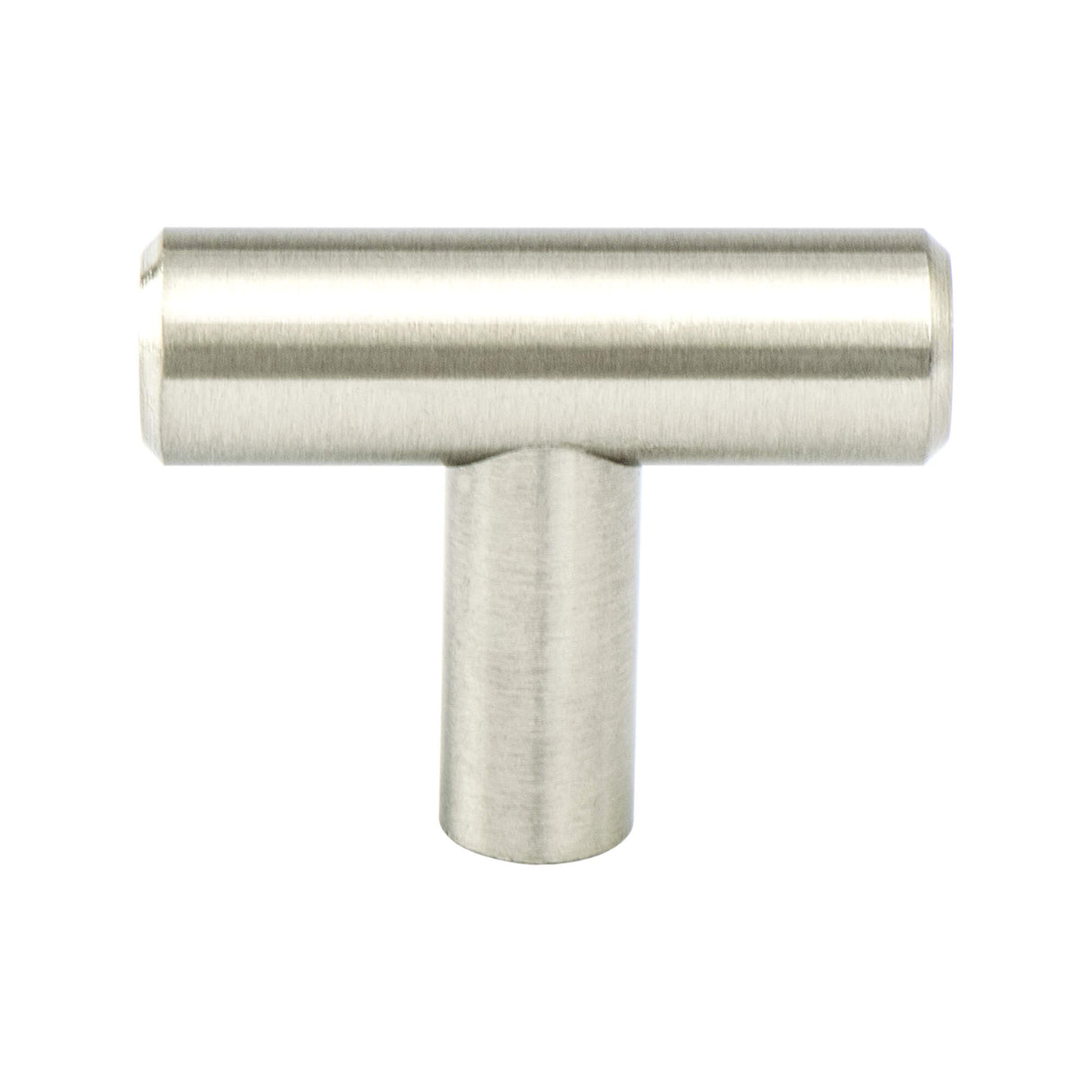 Transitional Advantage Two Brushed Nickel T-Bar Knob