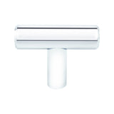 Transitional Advantage Two Polished Chrome T-Bar Knob