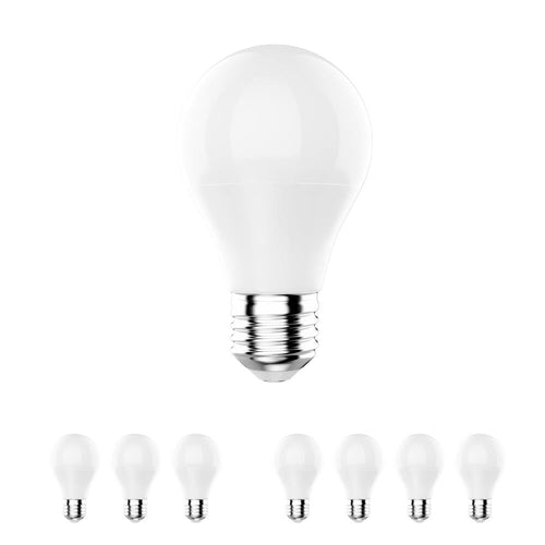 9.8W LED Light Bulbs - 4000K Dimmable - 800 Lm - E26 Base - Neutral White A19 Bulb