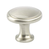 American Classics Brushed Nickel Ringed Knob