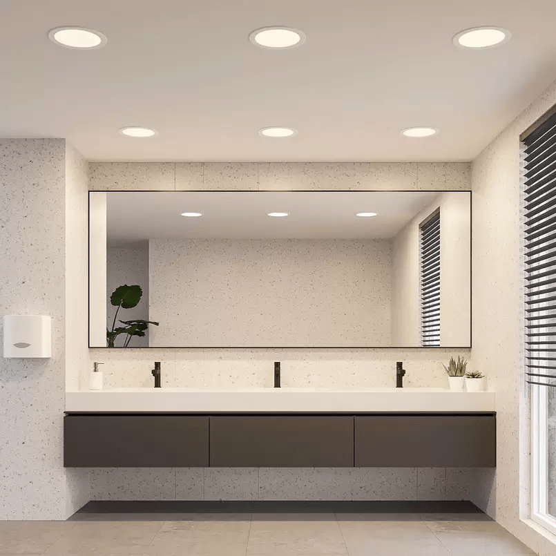 9W 4 Inch Slim LED Recessed Lighting: 650LM, Dimmable, Damp Location Rated - Perfect for Office, Kitchen, Bedroom, Bathroom Downlights - BUILDMYPLACE