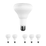 9W LED Light Bulbs - BR30 - 5000K Dimmable - 650 Lm - E26 Base - Daylight White - BUILDMYPLACE