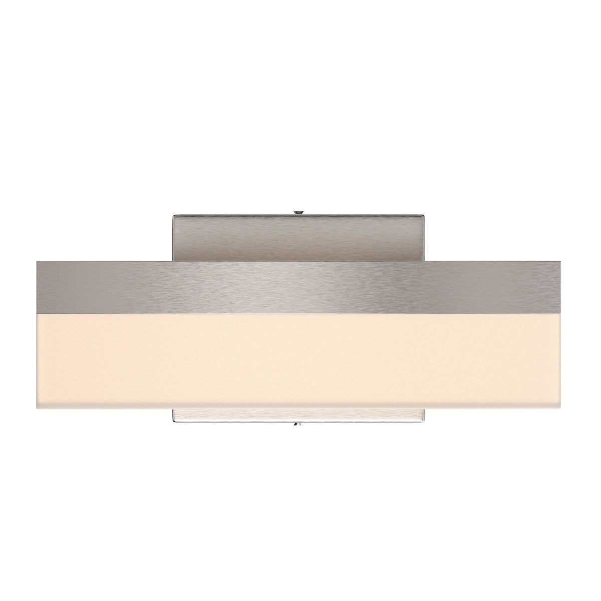 9W LED Wall Sconce Light, 3000K Warm White 500LM 120V Brushed Nickel Finish, ETL Listed, Dimmable, Hallway Light Fixtures - BUILDMYPLACE