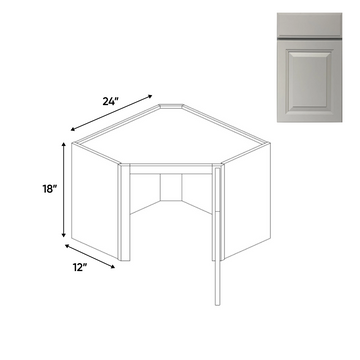 Avalon Ashen - Diagonal Corner Wall Cabinets - 24