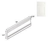 RTA - Atlas Blanco - Base Molding - 96"W x 4.5"H x 0.75"D