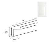 RTA - Atlas Blanco - Outside Corner Molding - 96"W x 0.75"H x 0.75"D - AB-OCL