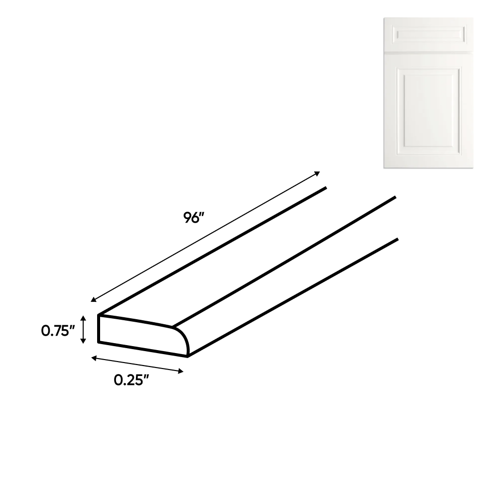 Atlas Blanco - 0.25 Inch Trims Accessories - .25