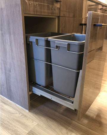 Waste Basket - Frameless Cabinet Accessories