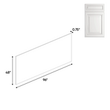 RTA - Arlington Oatmeal - Edge Banded Panels - 48"W x 96"H x 0.75"D