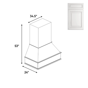 Arlington Oatmeal - Chimney Hood - 34.5