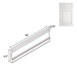 RTA - Arlington Oatmeal - Base Molding - 96"W x 4.5"H x 0.75"D