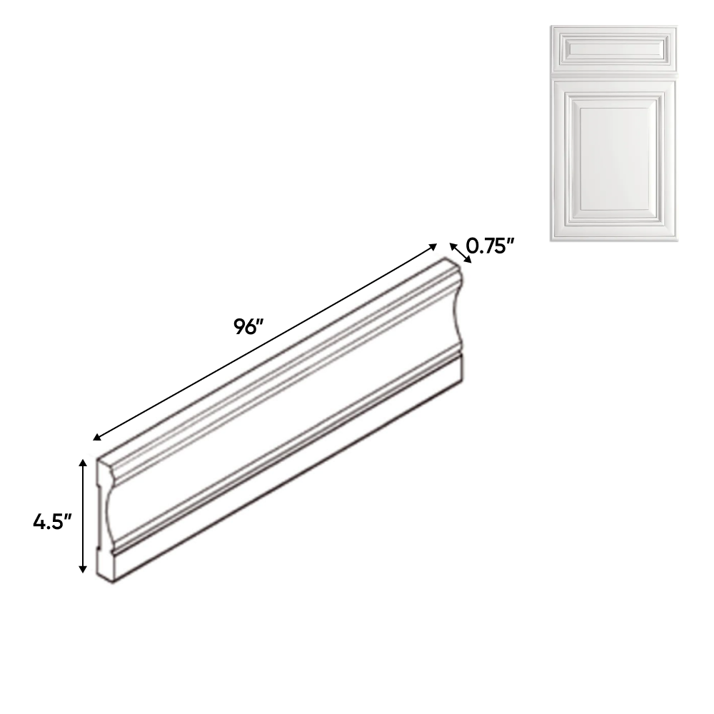 Arlington Oatmeal - 0.75 Inch Base Molding Accessories - .75