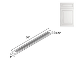 RTA - Cabinet - Flutted Wall Fillers - 30in H x 3in W - AO