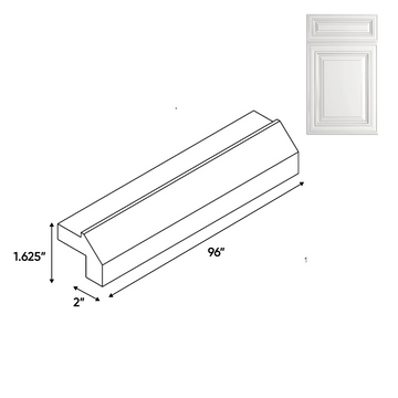 Arlington Oatmeal - Trims - 96"W x 2"H x 1.5"D - Pre Assembled