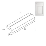 RTA - Arlington Oatmeal - Light Rail Molding - 96"W x 2"H x 1.5"D