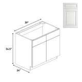 RTA Kitchen - Sink Base Cabinets - 39"W x 34.5"H x 24"D - AO