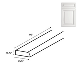 RTA - Arlington Oatmeal - Scribe Molding - 96"W x 0.75"H x 0.25"D