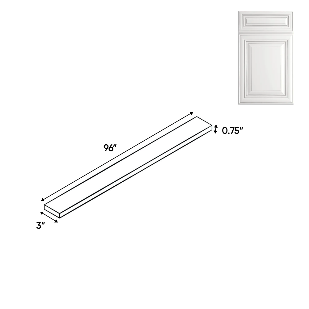 Kitchen - Wall Fillers - 96 in H x 3 in W - AO - Pre Assembled