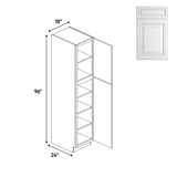 RTA Kitchen - Tall - Pantry Cabinets - 96 in H x 18 in W x 24 in D - AO