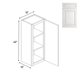 RTA Kitchen - Wall Cabinets - Upper - 42 in H x 12 in W x 24 in D - AO