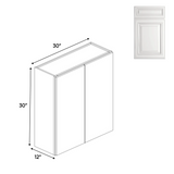 RTA Double Door - Wall Cabinets - 30"H x 30"W x 12"D - AO