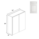 RTA Double Door - Wall Cabinets - 30"H x 42"W x 12"D - AO