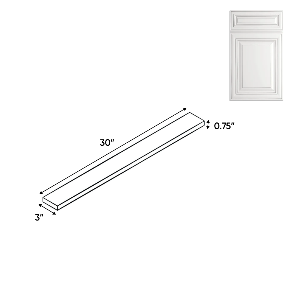 Kitchen - Wall Fillers - 30 in H x 3 in W - AO - Pre Assembled