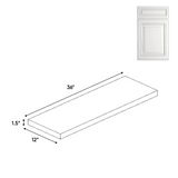 RTA - Cabinet Wall Shelf - 12 in H x 36 in W - AO