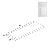 RTA - Cabinet Wall Shelf - 12 in H x 48 in W - AO