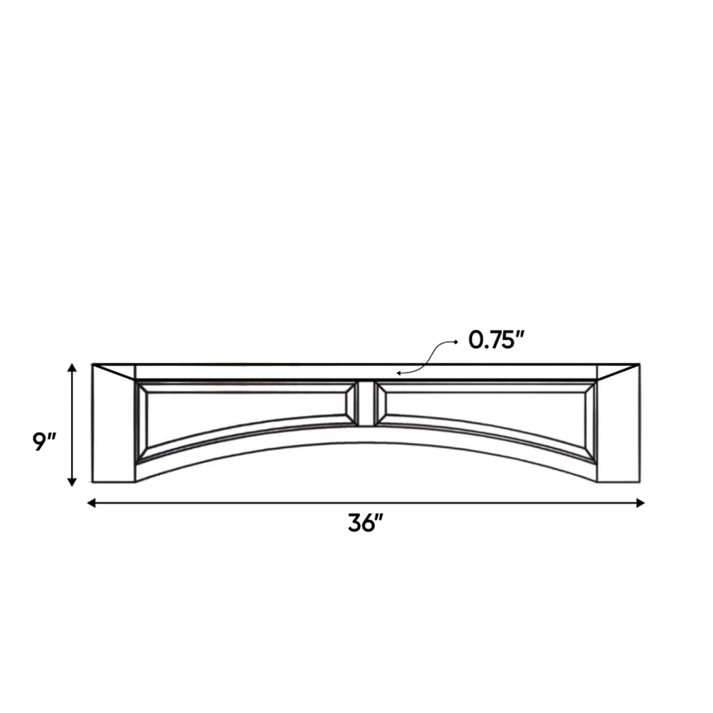 Liberty Shaker Rift - 36 Inch Valances Accessories - 36