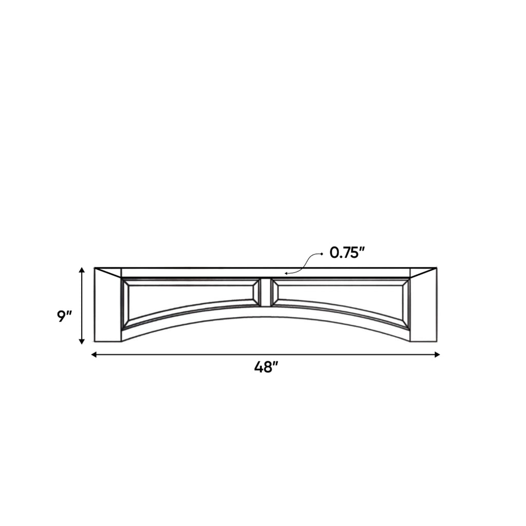 Arlington Oatmeal - 48 Inch Valances Accessories - 48
