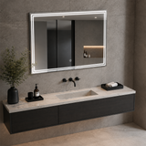 Luna 47'' Polished Edge Back-lit LED Mirror for Bathroom Vanity