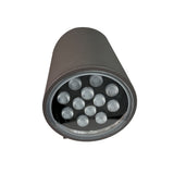 LED Outdoor Single Sided Light With Remote, RGBW, Cylinder, 36W, AC100-277V, IP65, ETL CE RoSH Approval, Outdoor Wall Lights