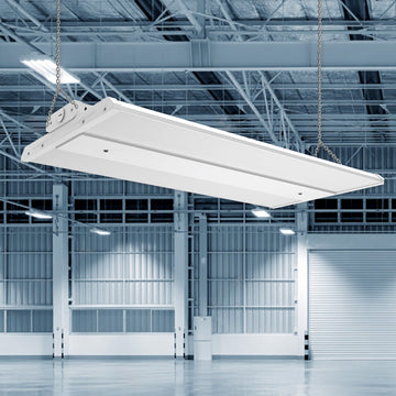 2FT LED Linear High Bay Light, 165W, 5700K, 22500LM, Linear Hanging Light For Industrial Factories, Commercial Factories, Retail Shop, Warehouse Lighting